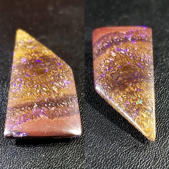 Australian Koroit Opal * 35.53 x 16.10 x 4.17mm * Purple boulder opal * LKO242TB - Picture 8 of 15